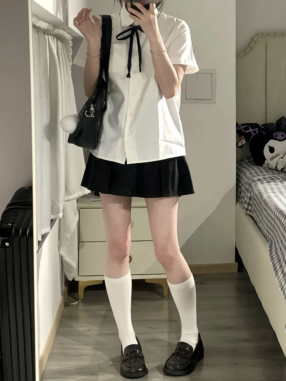 

Белый ор Sve Basic Sle Женский irt Japanese School orm Theme Jk orm Топ Летний многослойный воротник Повседневный ...