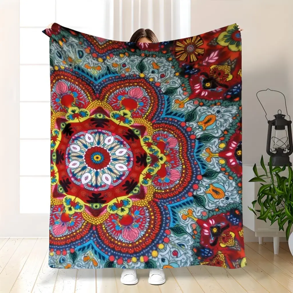 

Extra Large Soft Flannel Blanket - Teal Home Decor Sofa Throw