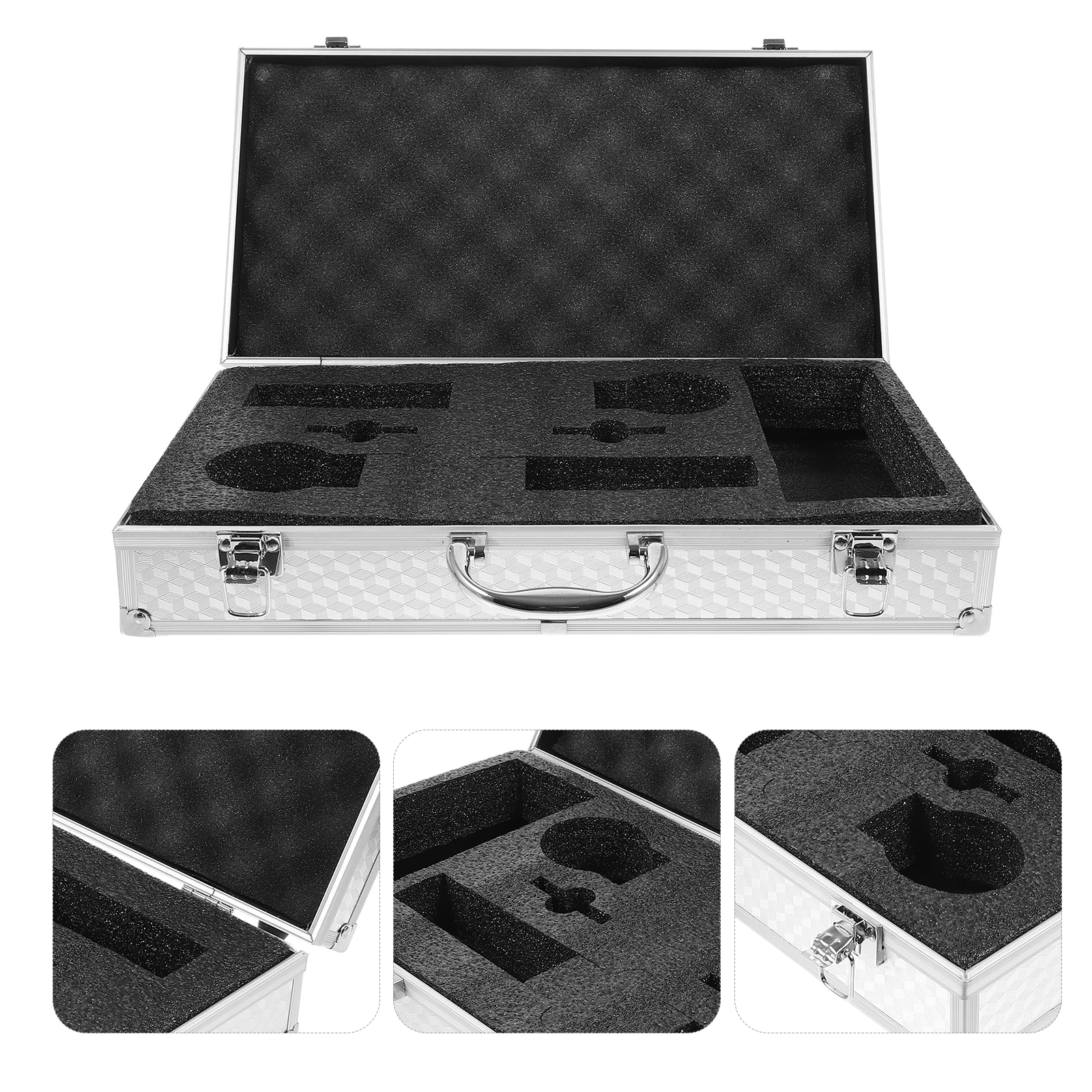 

Handheld Microphone Box Hard Travel Case for Storing Microphones Carrying Cases Portable