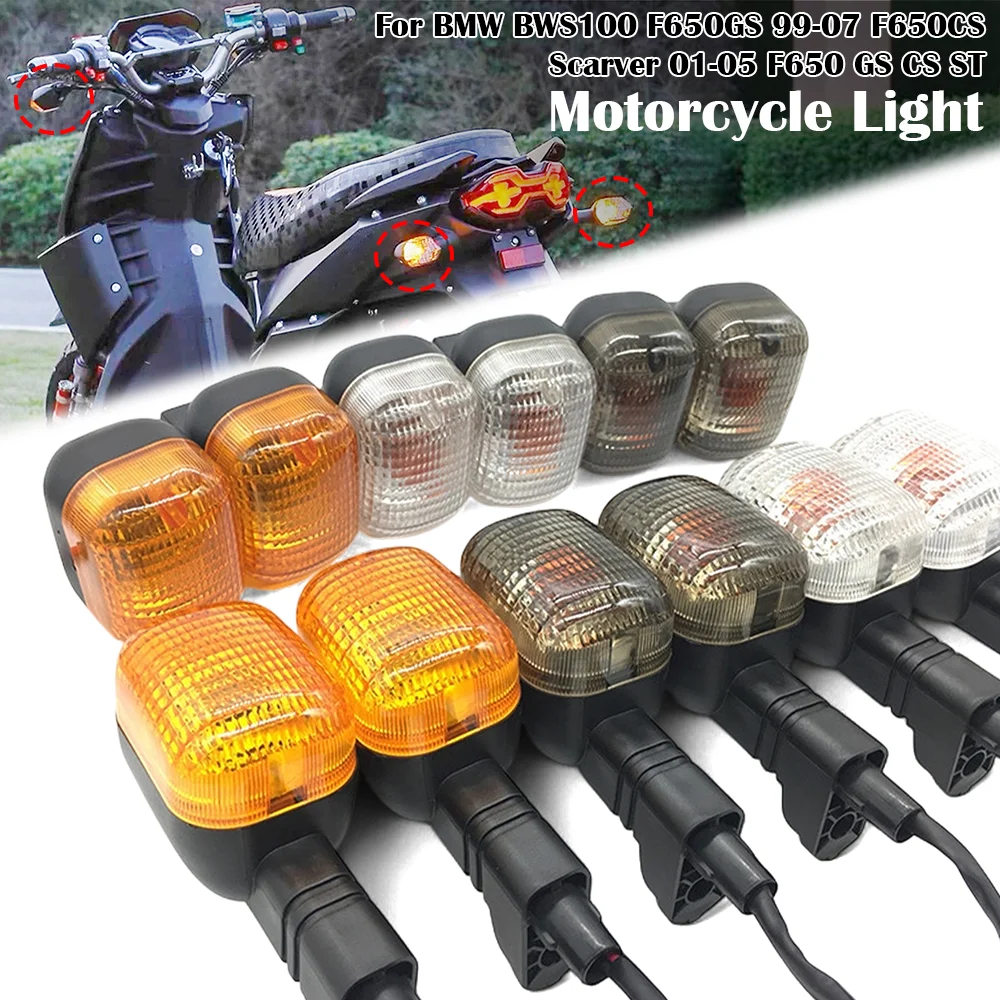 

1Pair For Yamaha BWS100 Front Rear Turn Signal Waterproof High Brightness Motorcycle Blinker Indicator Left Right Lights