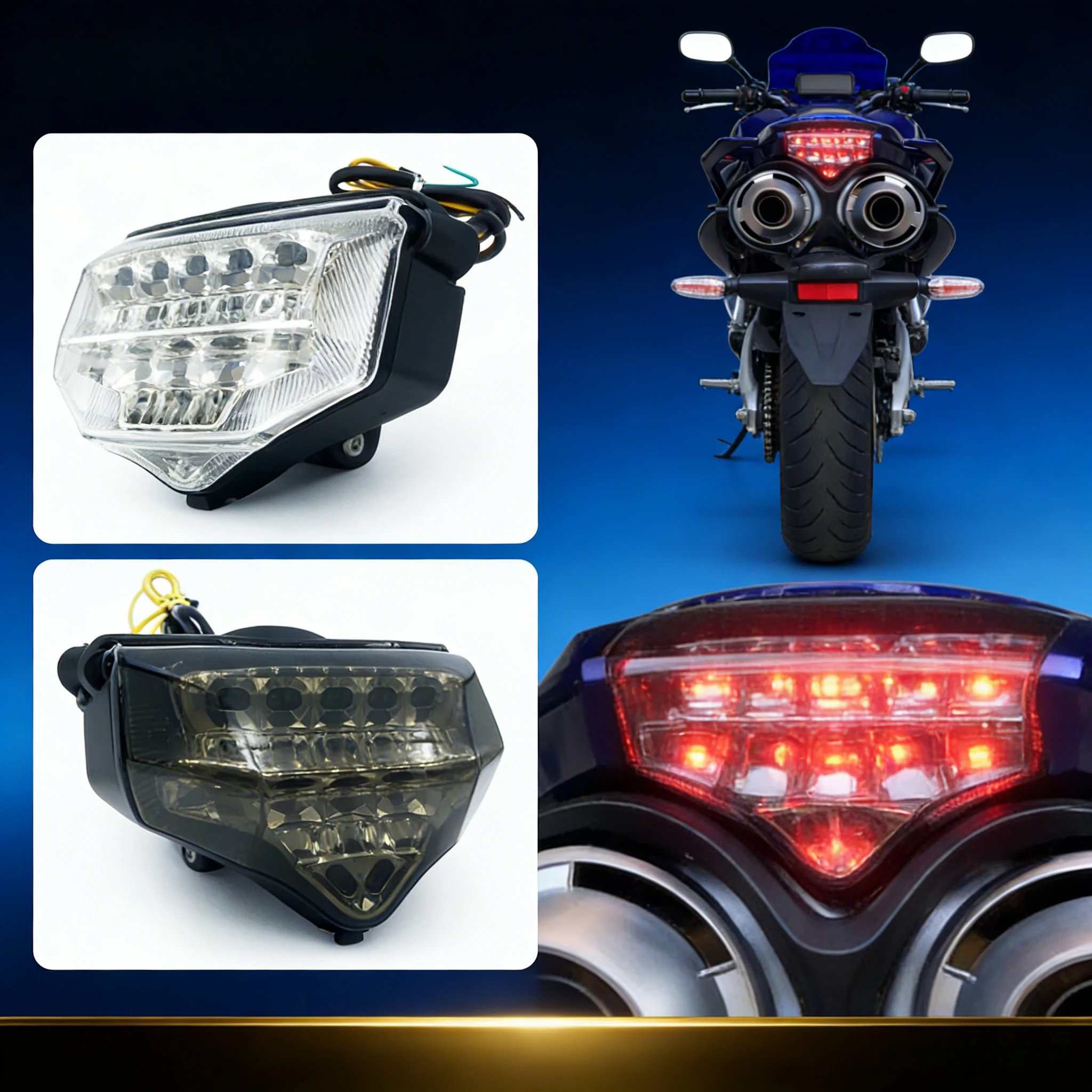 

Светодиодный задний фонарь в сборе с указателем поворота для мотоцикла Yamaha FZ600 FZ6 2004-2009 гг.