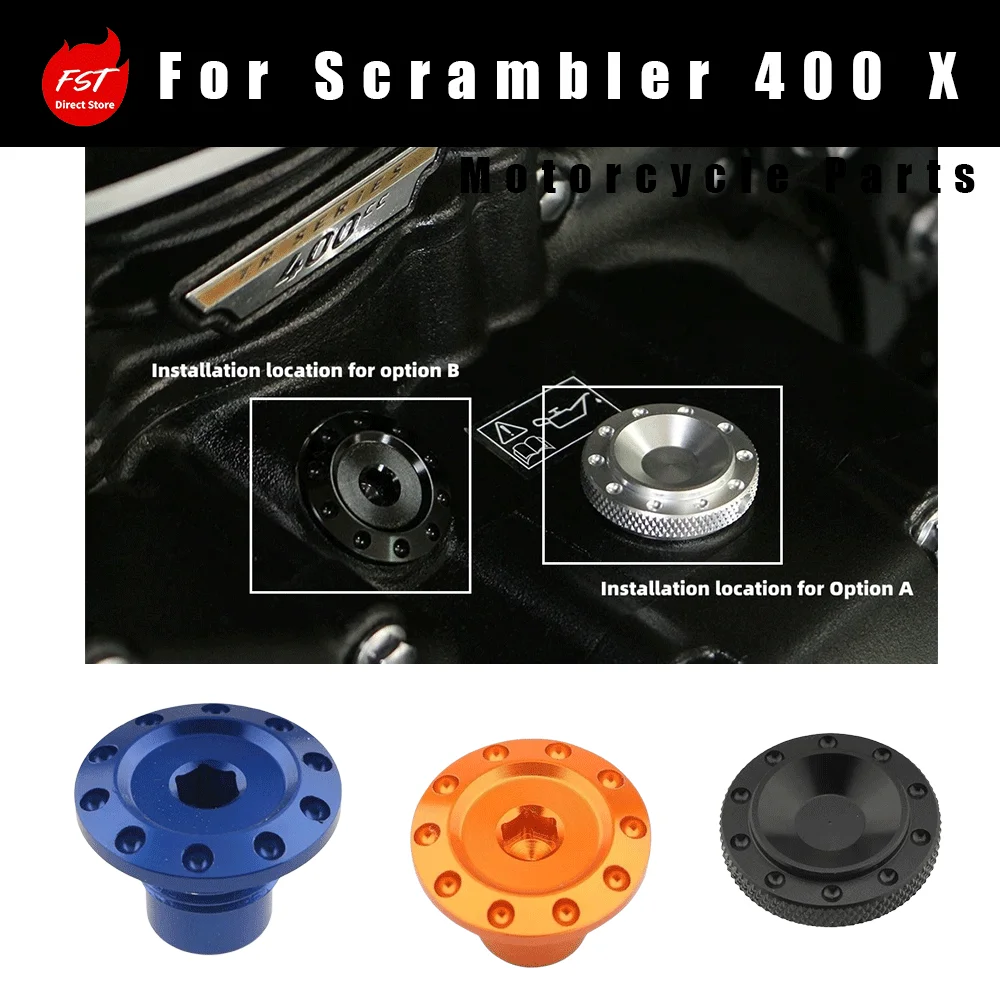 Oil Filler Cap Screw Compatible with  Scrambler 400X / Speed 400 T4