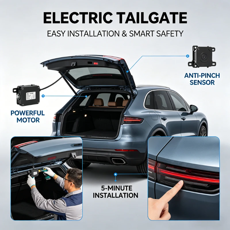 

For Nissan Terra 2018-2023 Smart Power Tailgate Electric Rear Door Auto Trunk With Remote Control Hands-Free Kick Optional