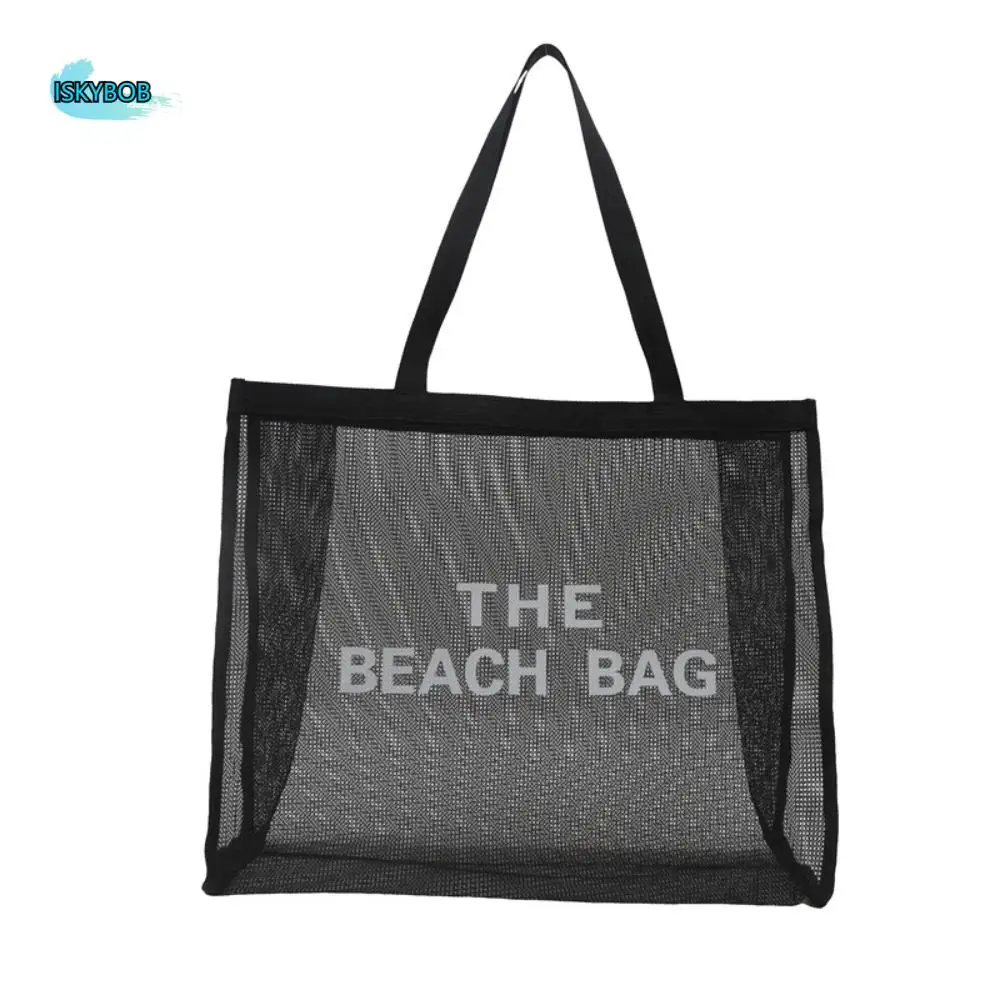 

Пляжная сумка большой емкости, летняя женская сумка, дорожная сумка на плечо, многофункциональная сумка для хранения, сумка для покупок с буквами, уличная сумка