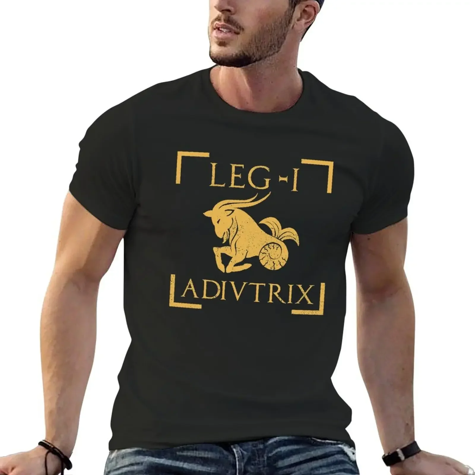 Legio I Adiutrix Capricorn Emblem Roman Legion T-Shirt designer shirts man t shirt sweat shirts, men