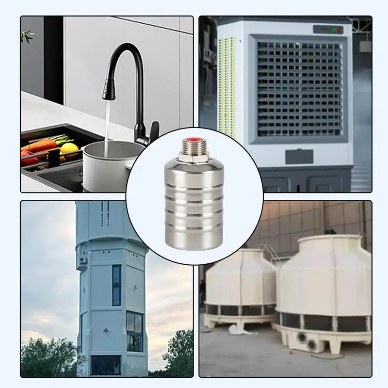 وحدة تحكم في مستوى المياه صمام التحكم التلقائي في مستوى المياه صمام تعويم صغير وحدة تحكم في مستوى المياه لخزانات المياه والأبراج #6