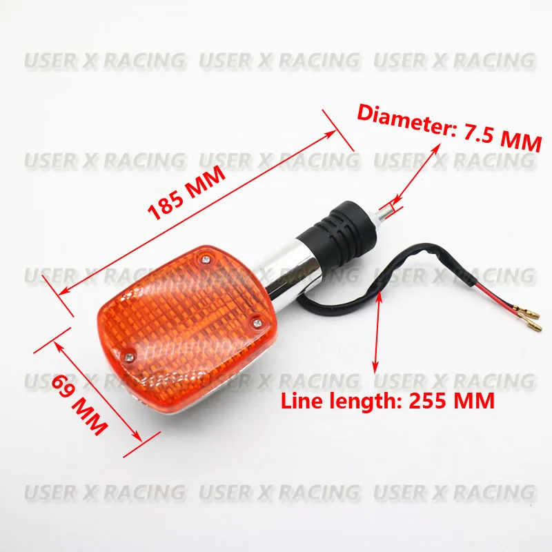 USERX Universal Motorcycle Accessories Turn signal indicator light for Shadow Steed Rebel Magna 400 750 CA250