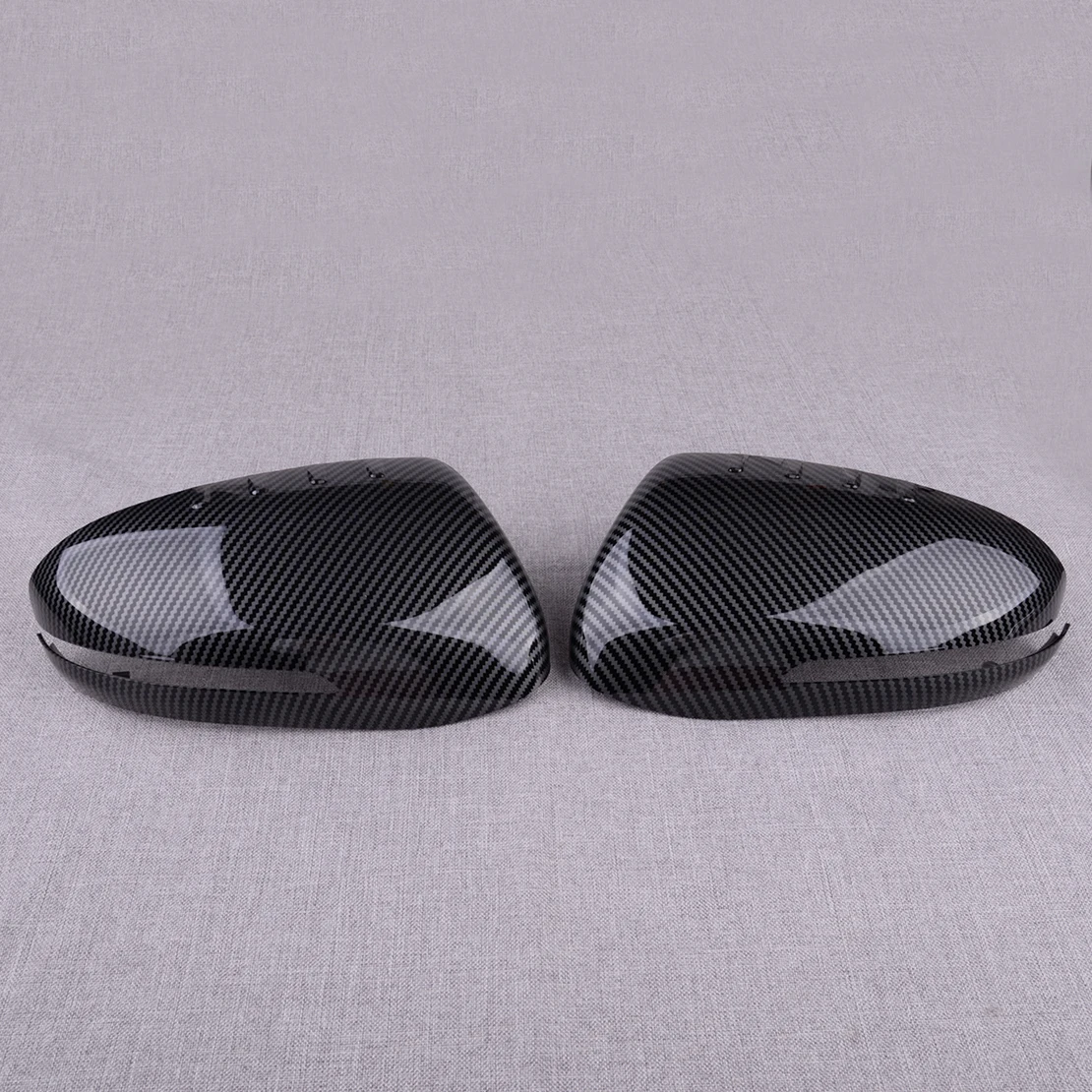 

New 1 Pair Car Side Door Rearview Mirror Cover Cap Fit for Kia K5 Optima 2011 2012 2013 2014 2015 Black Carbon Fiber Style ABS