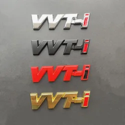 3D Metal VVT-i Logo VVTI Letters Car Fender Emblem Trunk Badge For Toyota RAV4 Corolla Hilux Yaris VVTI Sticker Accessories