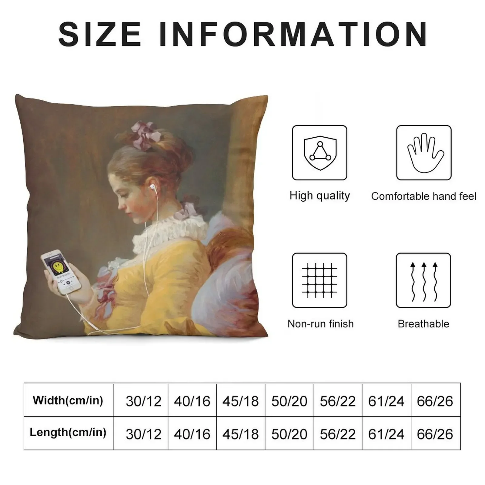 Listening to a new track Throw Pillow Sofa Cushion Cover Sofa Cover Cushions For Sofa pillow