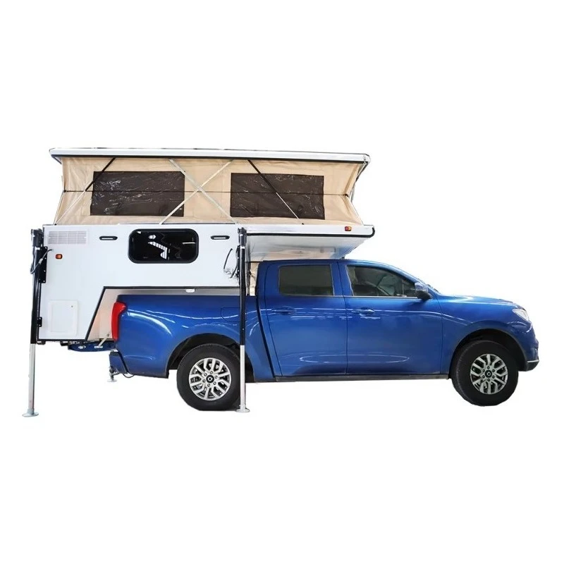 Customized Aluminum 4X4 Slide Out Pickup Truck Camper Travel Trailer Australian Standard Off Road Outdoor Camping Expedition
