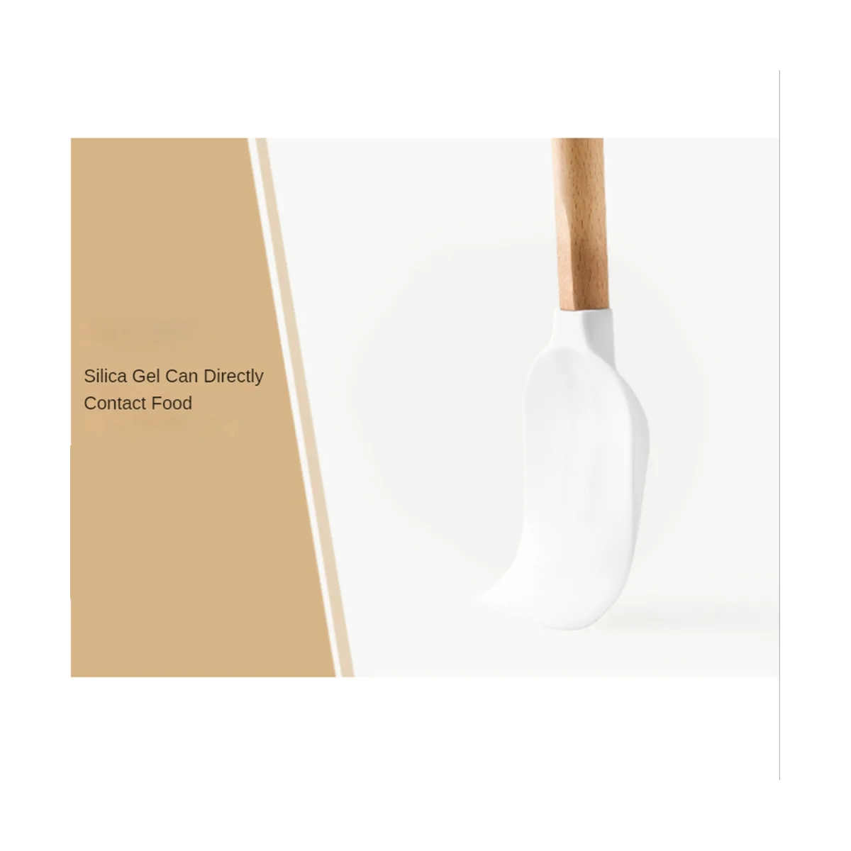 Conjunto de espátula de silicone abnc, espátulas de borracha resistentes ao calor para creme, raspadores antiaderentes com pinças de alimentos para misturar cozinhar e assar