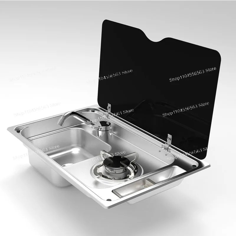 ​​RV Sink Lid Hardware Accessories, Universal Gas Stove Cover Hinges & Locking Mechanisms for Kitchen & Camper Upgrades​​