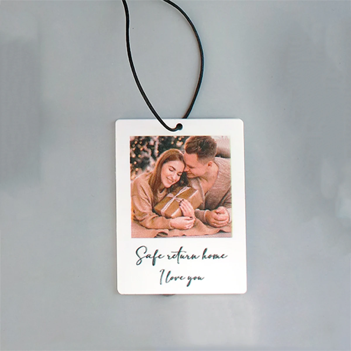 Personalized Custom Photo Car Ornament Trailer Polaroid Any Image Driving Test Pass Gift Idea First Car Charm Gift