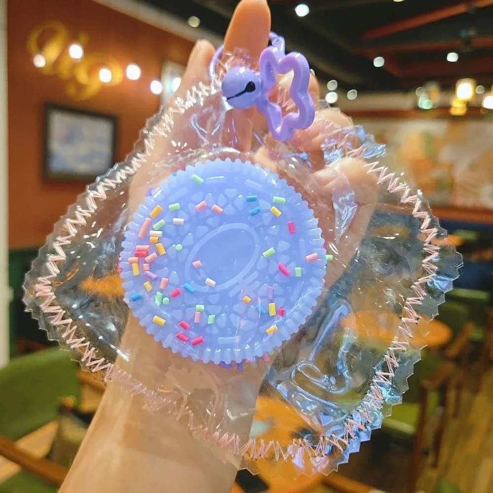 Simulated Food Biscuit Squeeze Keychain Quick Rebound Kneading Slow Rebound Pendant Elastic Squishy Fidget Classroom