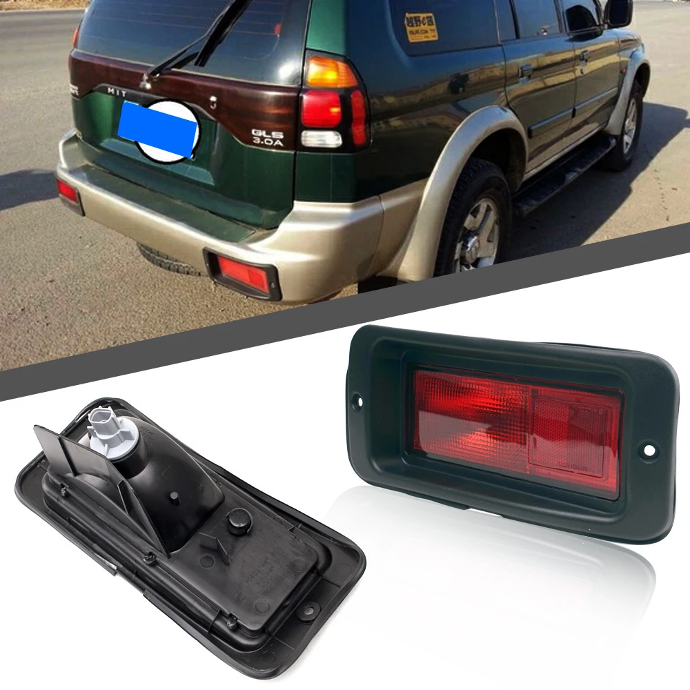 

Left Right Rear Bumper Reflector Brake Light Tail Lamp Rear Fog Light For Mitsubishi Pajero MONTERO Sport 1999-2008 For Car
