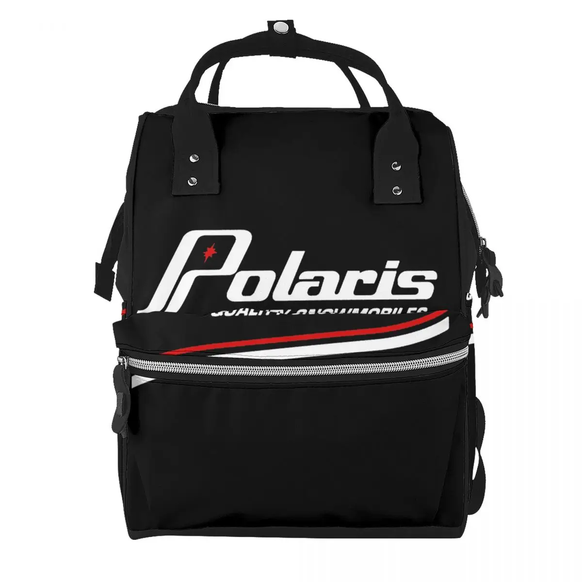 Polaris Logo Student Backpack School Bag Hiking Travel Daypack for Men Women Bookbag Shoulder Bags