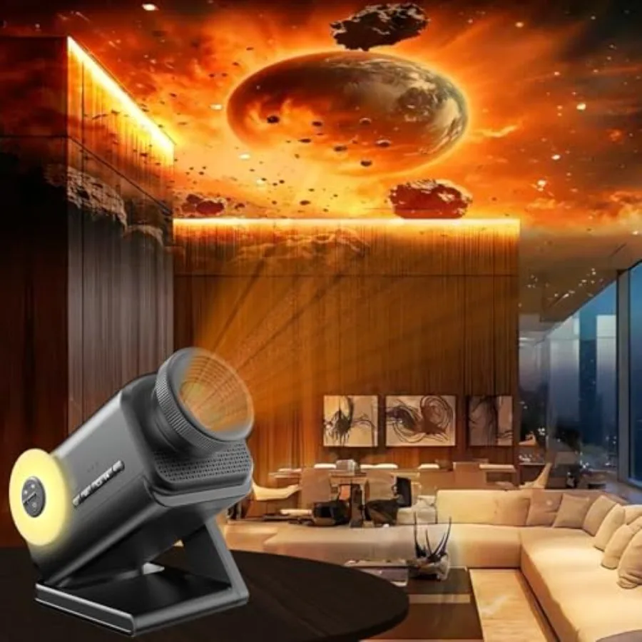 

Planetarium 3D Galaxy Projector, Built-in 60 Scene Modes, with Bluetooth Speaker and Remote Control, Star Projector Light for L