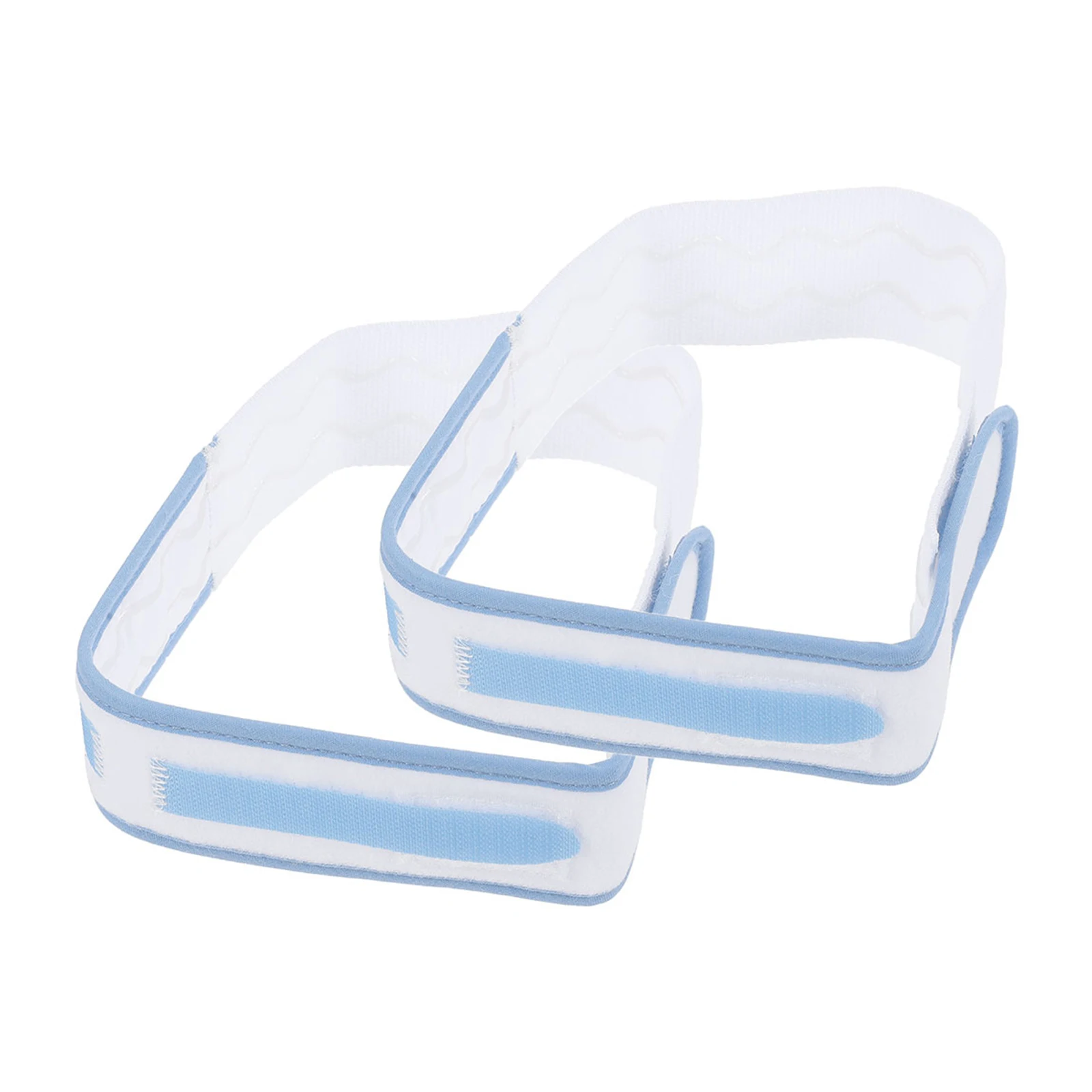 

2pcs Urine Bag Fixing Strap Durable Adjustable Holders Band Blue White Hospital Practical Leg Straps Catheter Fixing Strap