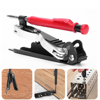 Multi-function Scribing Tool DIY Woodworking Adjustable Metal Profile Scribing Ruler Contour Gauge Scribe Compass Tool