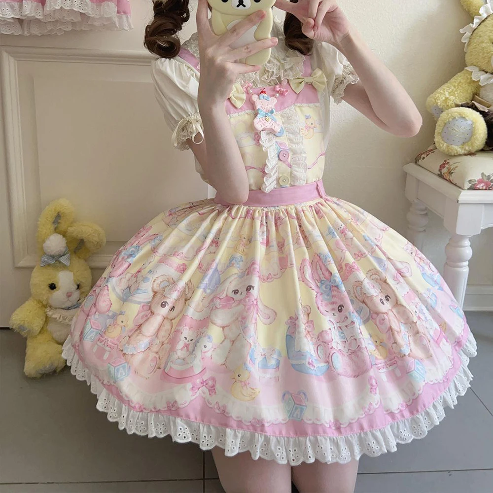 

Original design Lolita sweet cute strap skirt jsk wedding dresses for women vestidos de mujer elegantes para fiesta 2025