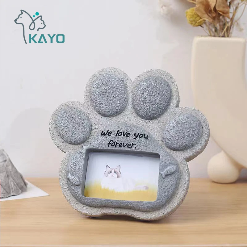 Pet Dog Tombstone Creative Resin Simulation Memorial Stone Cat Tombstone Small Animal Sacrifice Monument Handicraft Ornaments