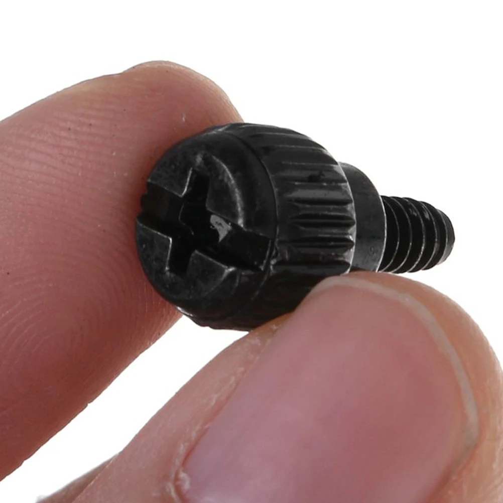 

100pcs Case Screws Metal Chassis Fixing Anti-Rust Long Service Life Easy Install Desktop Accessory Knurled Thumbscrew