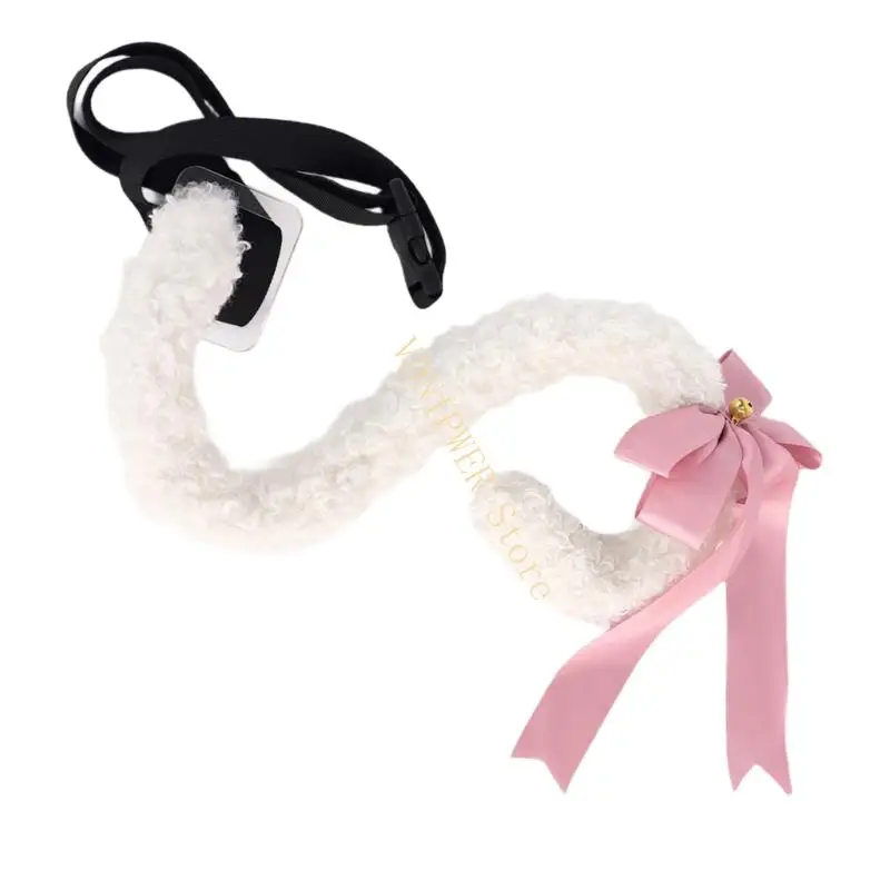 1/1/2PCS mèo clip và đuôi đặt động vật clip foxes/sói/mèo đuôi Halloween trang phục cosplay phụ kiện D08E