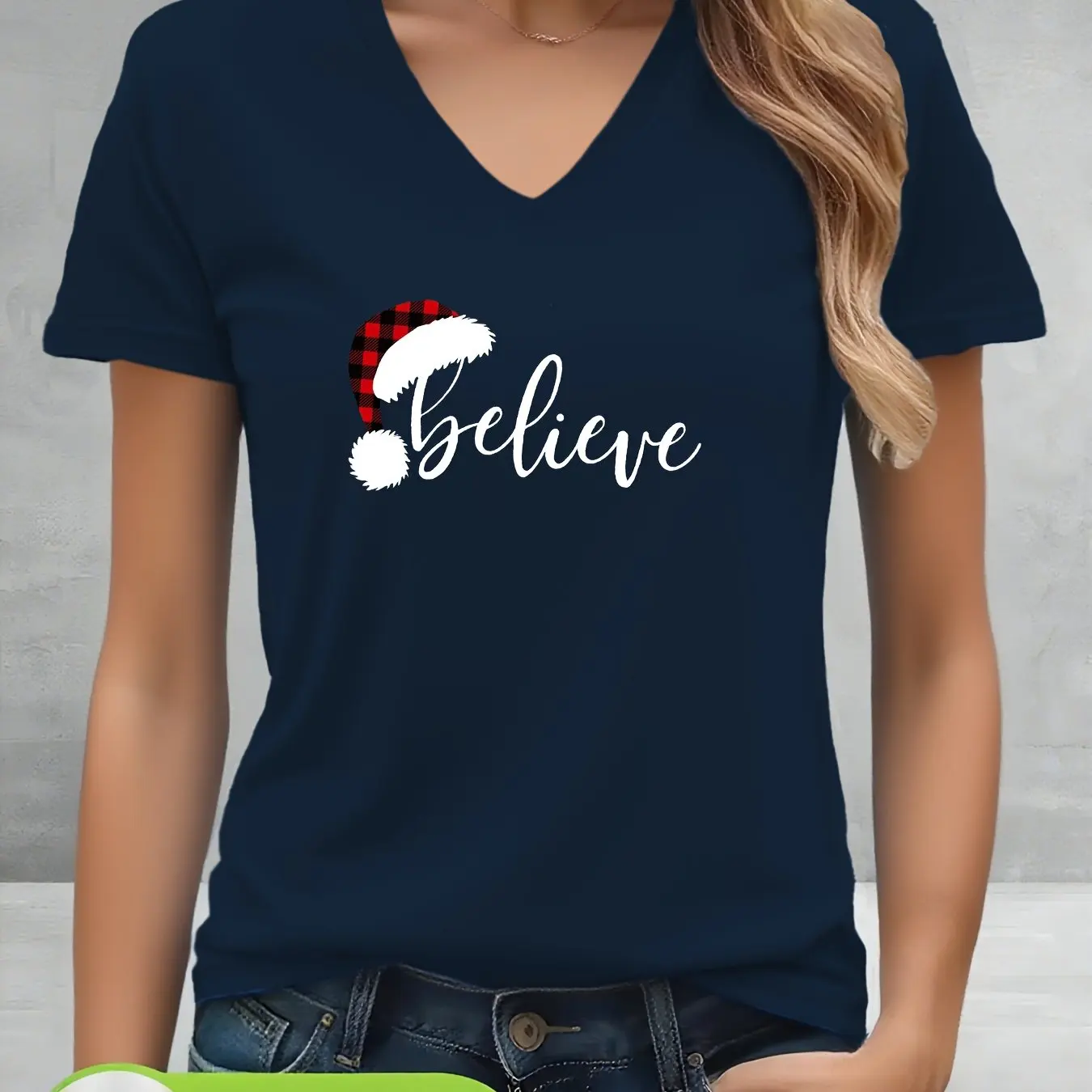 

Christmas Elements Printed Women T-Shirt Leisure Fashion O-neck Short Sleeve Harajuku Y2K Merry Christmas Pattern Women Clothing