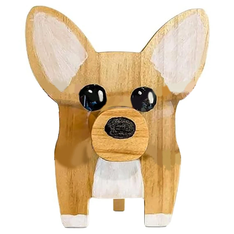 1 PCS Creative-Animal Glasses Stand Wooden-Corgi Eyeglass Holder Spectacle Display Rack, Sunglasses Display Rack