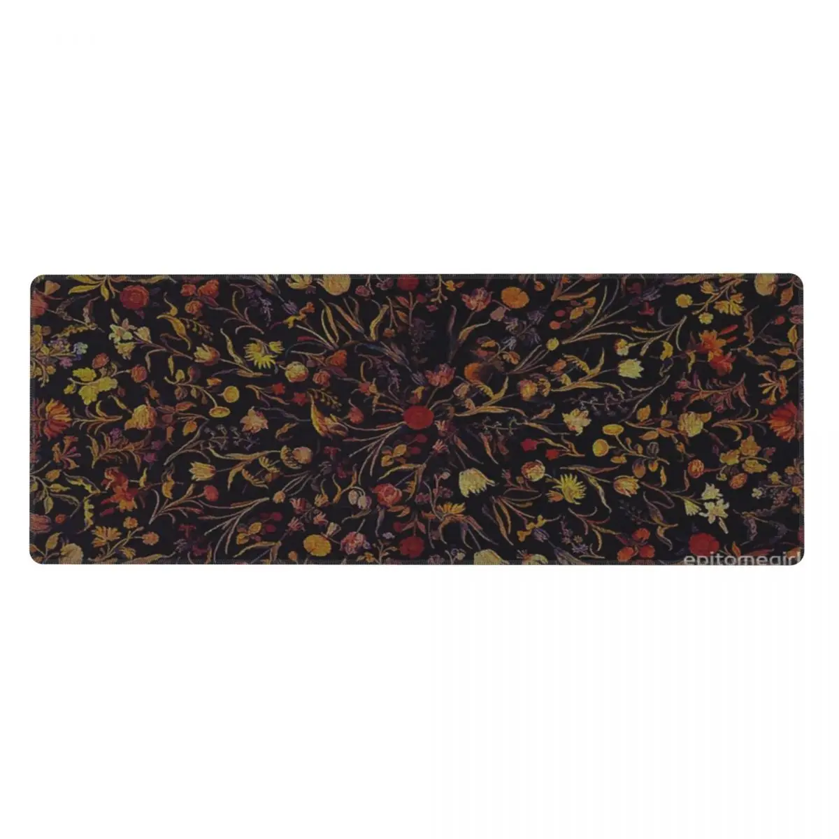 Midnight Floral Rubber Keyboard Pads