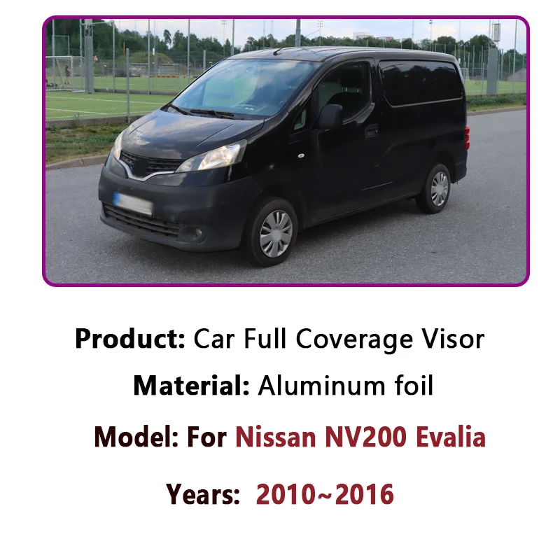 Car Sunshade For Nissan NV200 Evalia Vanette 2010-2016 UV Protection Reflector Front Window Windshield Curtain Car Accessories