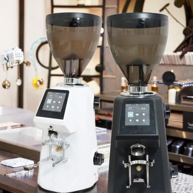 

Профессиональная электрическая кофемолка Cafe Industrial LED Commercial Espresso 74MM из нержавеющей стали