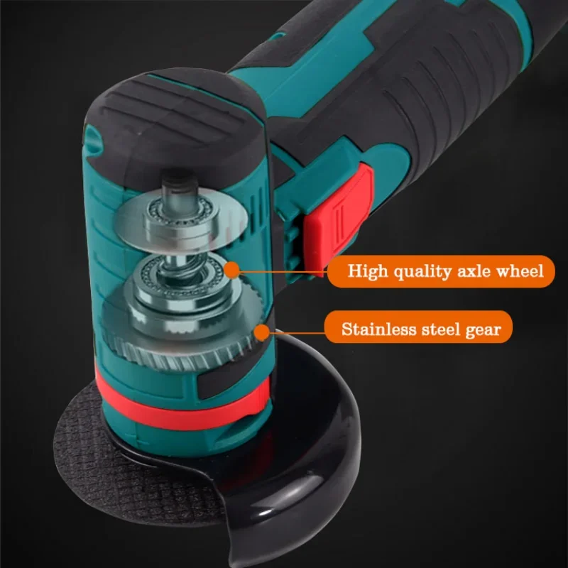 Imagem -05 - Mini Angle Grinder com Bateria de Lítio Recarregável Máquina de Polimento sem Fio Diamante de Corte Acessórios 12v