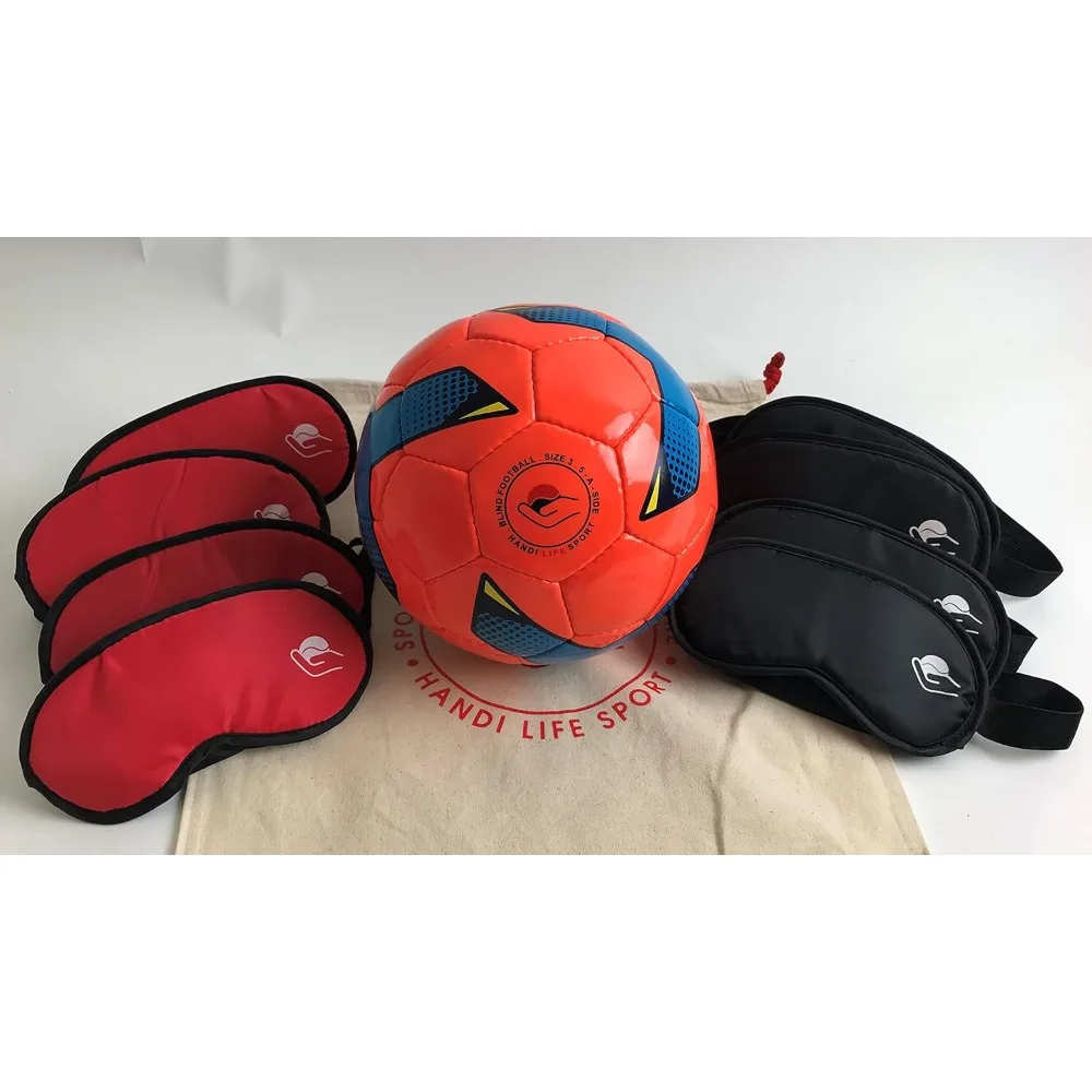 폴리에스터 눈가리개 스포츠 마스크 세트와 저반발 축구공, 5인제 축구 경기에 이상적