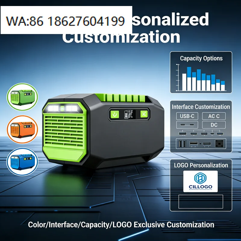 150W High Capacity Pure Sine Wave Solar Generator Portable Outdoor Camping Household Emergency Power Station