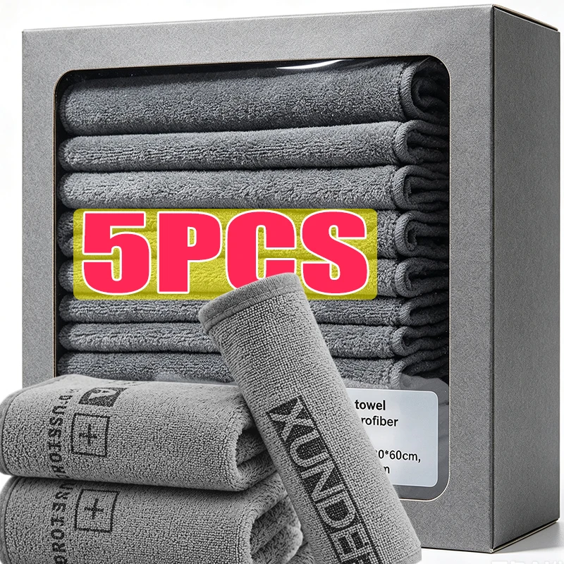 Multi Purpose Car Wash Towel Ultra-fine Fiber Car Cleaning Cloth Soft Clean Dry Cloth Edge Sealing Strong Water Absorption Rags