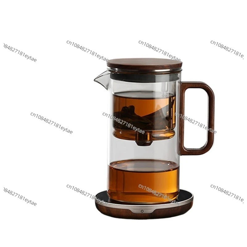 Thermal insulation separation bubble teapot, heat-proof glass teapot, simple filter teacup 500ml