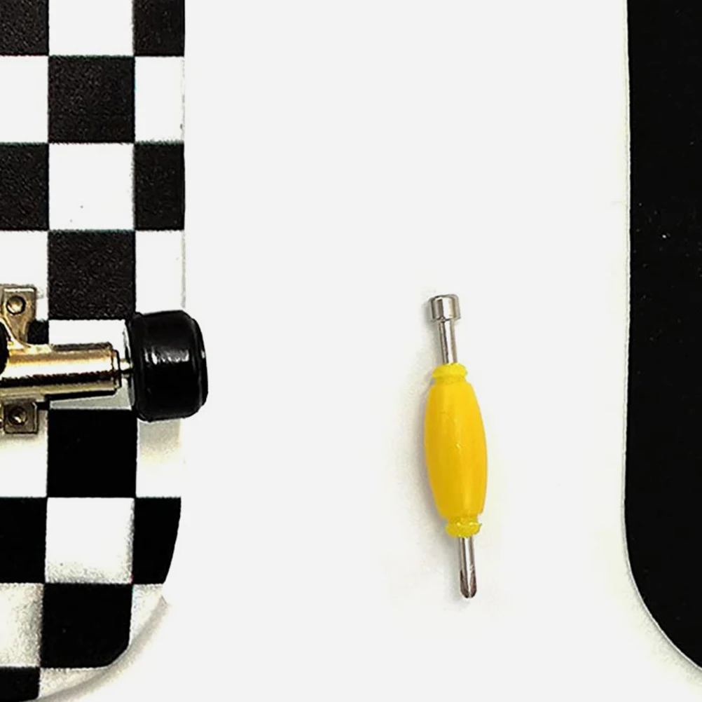 12 قطعة من مفكات لوحة الإصبع وألواح التزلج وأدوات سطح السفينة وألواح الأصابع المعدنية ورؤوس مزدوجة مزدوجة #3