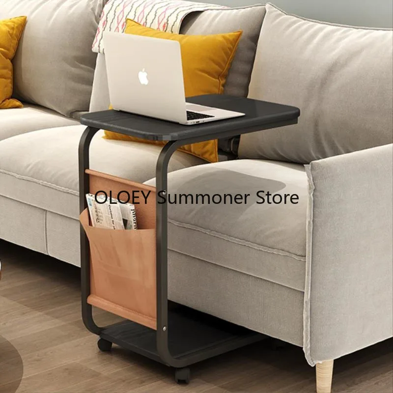Coffee Holder Computer Desk Setup Bedroom Desktop Work Side Portable Sofa Table Corner Mini Writing Tisch Home Furniture OA50CD