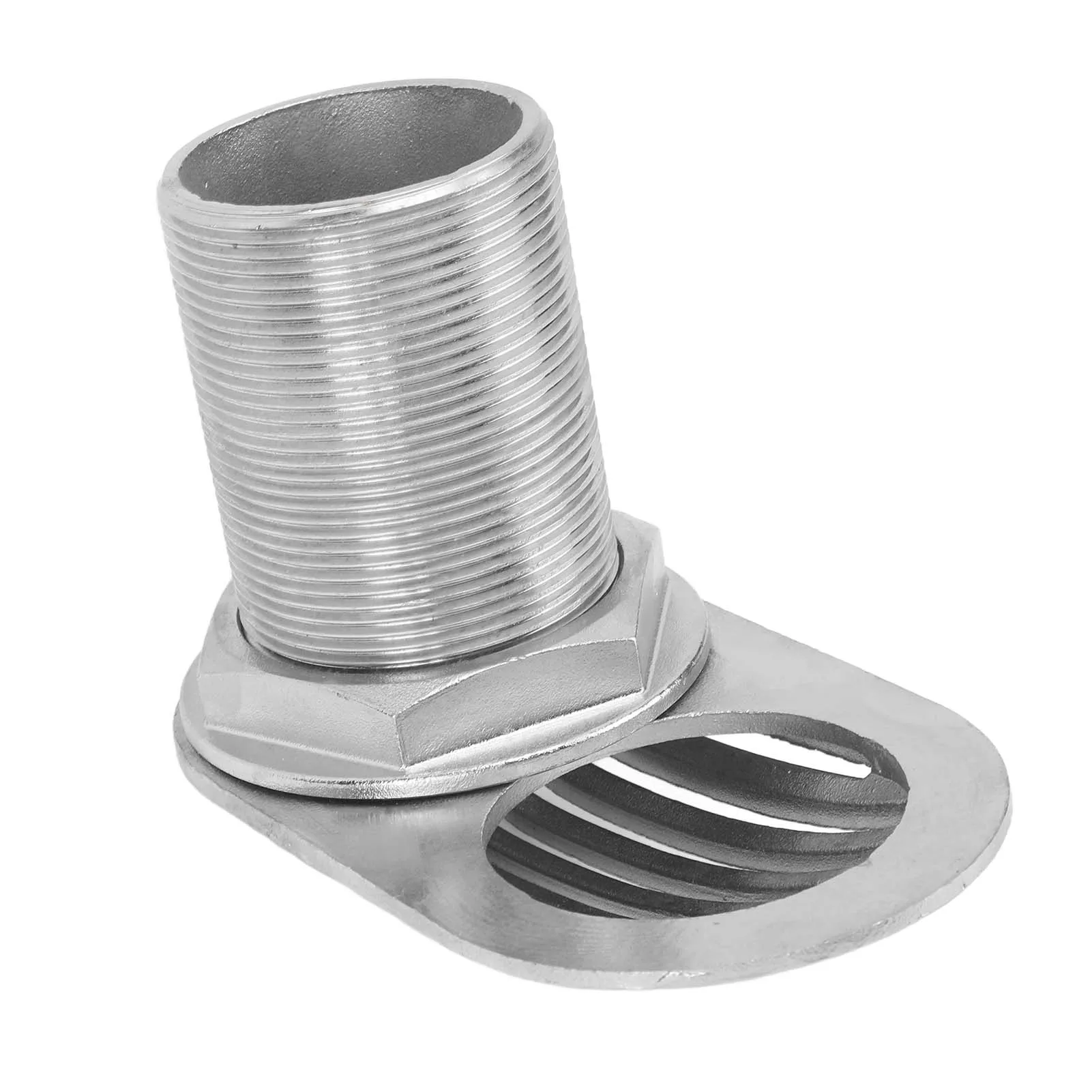 

Впускной фильтр для морской лодки с резьбой 2,5 дюйма, нержавеющая сталь 316, сквозной корпус, впускной фильтр для пикапа воды, совок