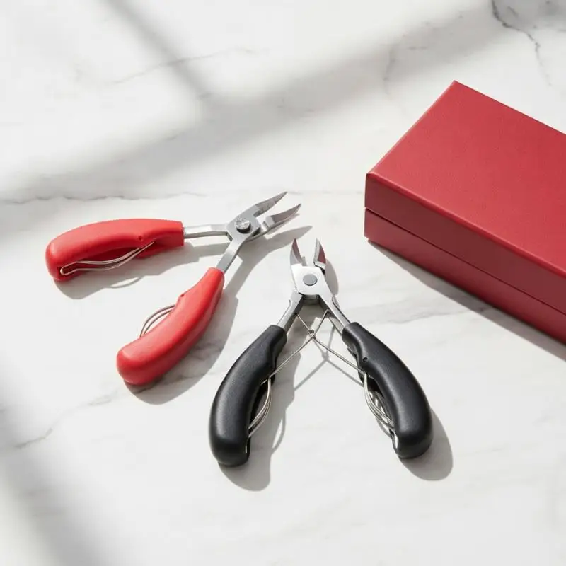 Ingrown Toenail Clipper Drop Resistant Stainless Steel Sharp Curved Jaw Cutter Sturdy Pedicure Tool for Home Salon Use