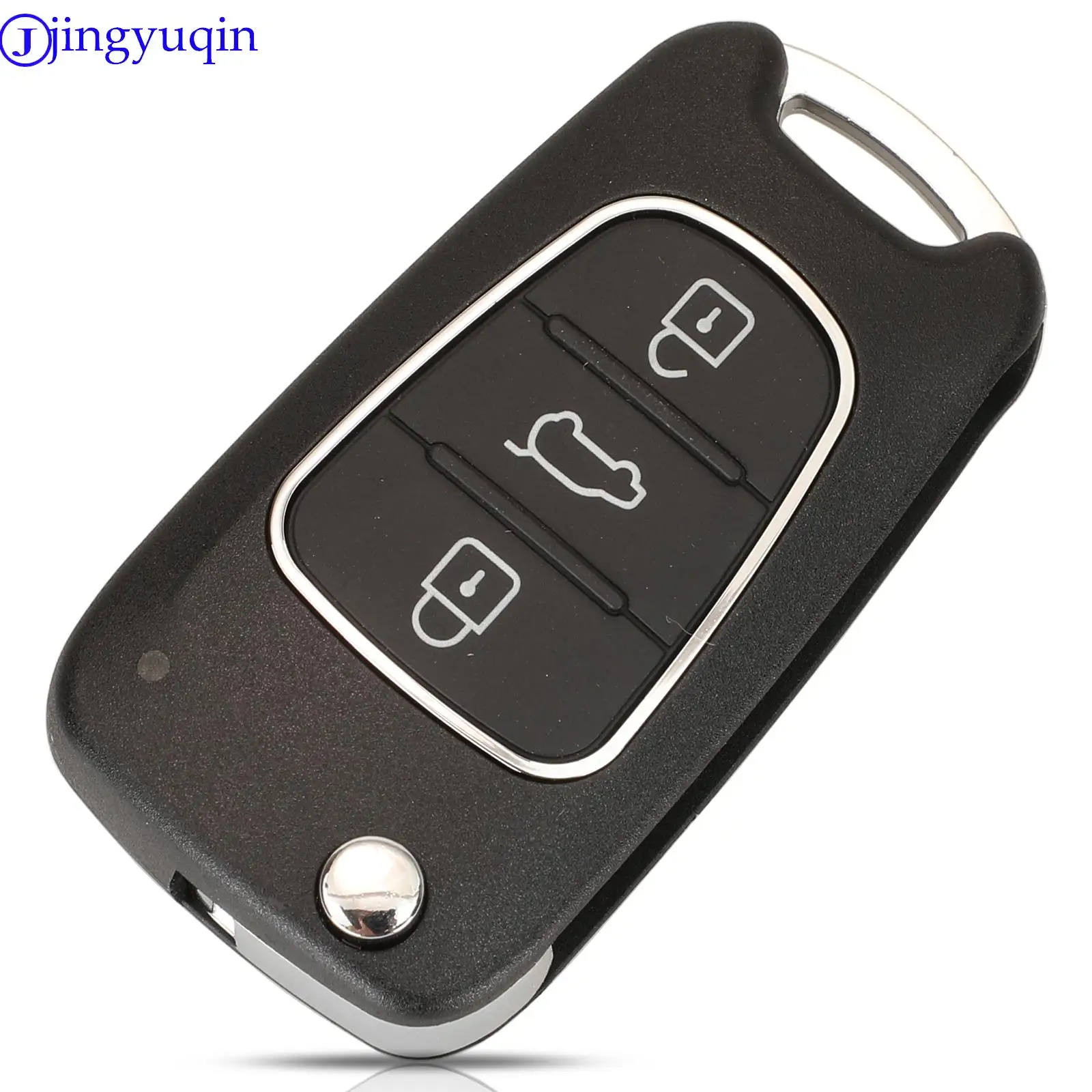 jingyuqin Xhorse XKHY02EN Wire Remote Key For Hyundai Flip 3 Buttons English