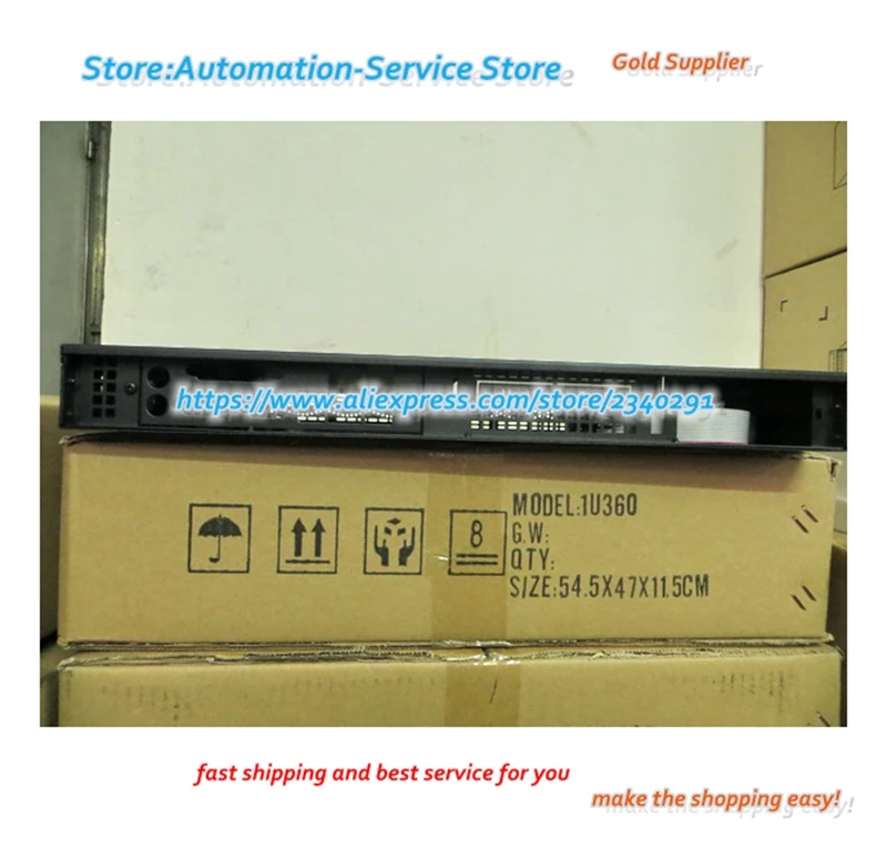 1U360A 1U Короткое шасси Промышленный промышленный сервер Брандмауэр Тип стойки Шасси
