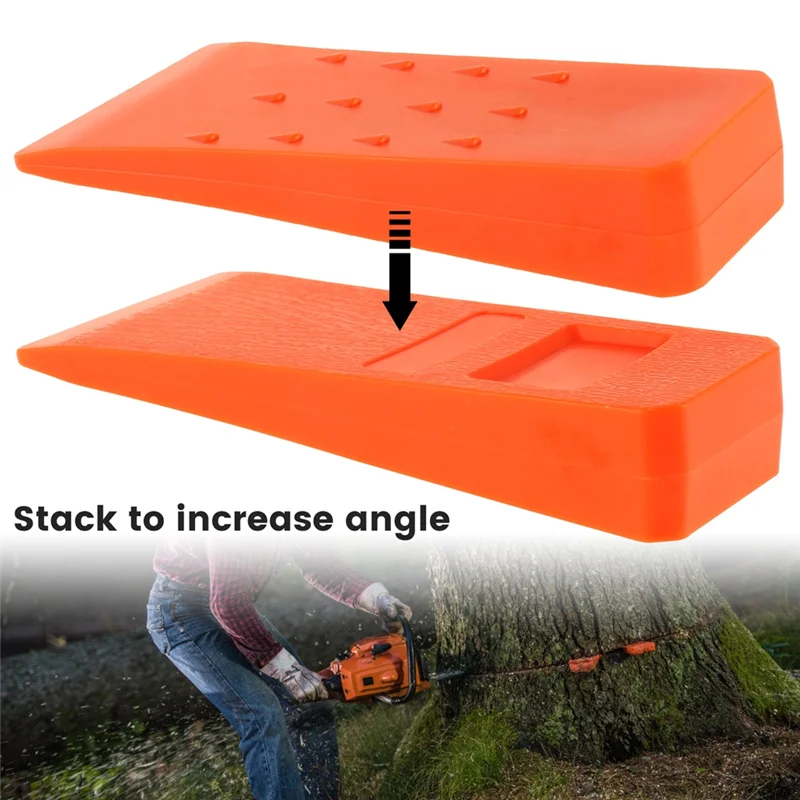 AAAN-Tree Cutting Wedges 6 In. Plastic Chainsaw Felling Wear Logging Supplies Safety Accessories