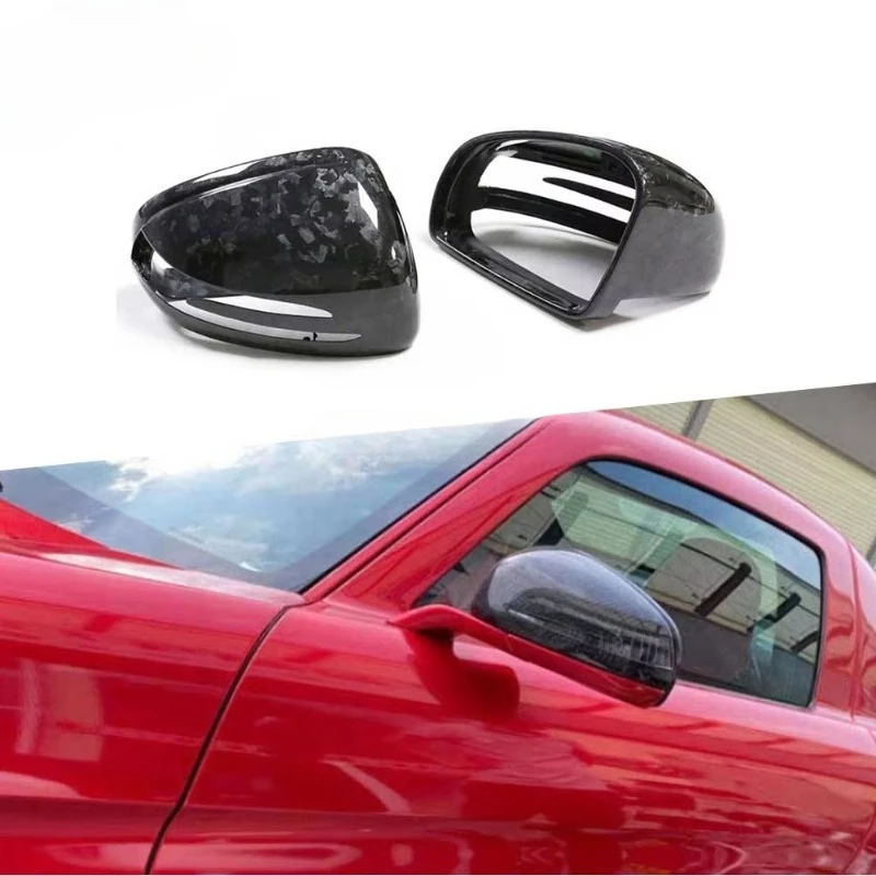 Dry Carbon Rear View Mirror Cover for Benz Replacement Style Mirror Covers