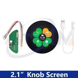 2.1 Inch 480*480 Round Circular IPS Color LCD Display And Magnetic Encoder Knob ESP32-S3 Module N16R8 ST7701 2.4G WIFI for NEST