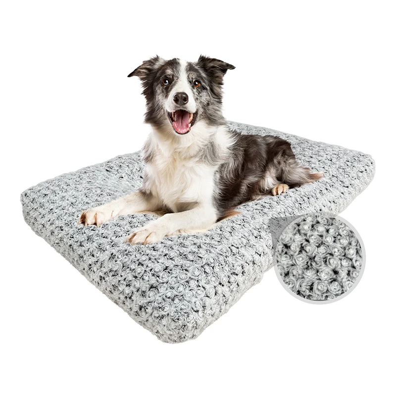 

Orthopedic Dog Bed for Large Dogs - Big Waterproof Dog Crate Bed with Removable Washable Cover Anti-Slip Bottom Deluxe Plush Mat