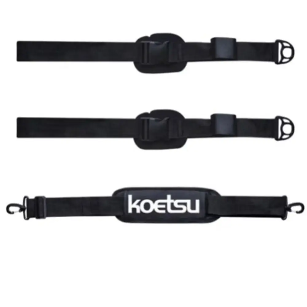 

Adjustable Surfboard Shoulder Strap Kayak Tool Portable Paddleboard Carry Sling Black Webbing Surfing Safety Rope
