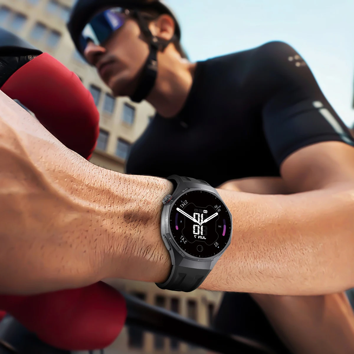 حزام سيليكون لساعة هواوي GT 6Pro 46 ملم سوار للرجال والنساء لساعة هواوي GT6Pro اضغط على سوار رياضي سريع الإصدار #6